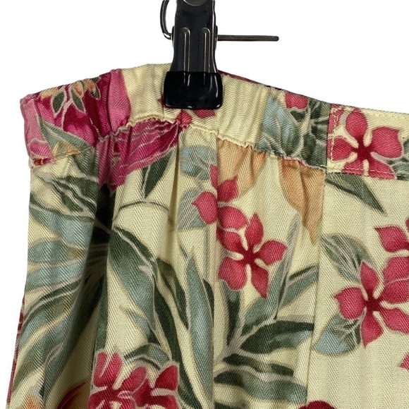 Napa Valley Vintage Floral Button Front Full Maxi Skirt - Picture 6 of 9